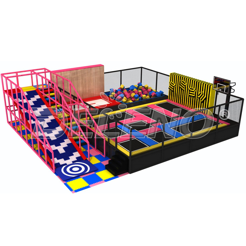 Customized Amusement Commercial Kids and Adult Indoor and Outdoor Jumping Trampoline Park for Sale