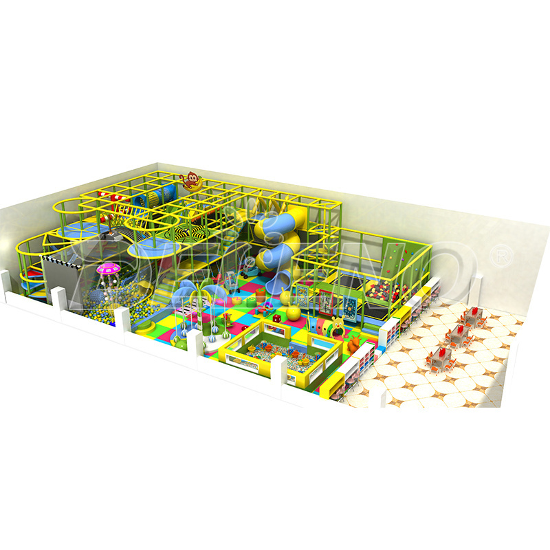 Kids Indoor Playground Design Children's Indoor Amusement Park Playground Equipment With Ball Pool And Slide