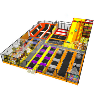 Customized Amusement Commercial Kids and Adult Indoor and Outdoor Jumping Trampoline Park for Sale