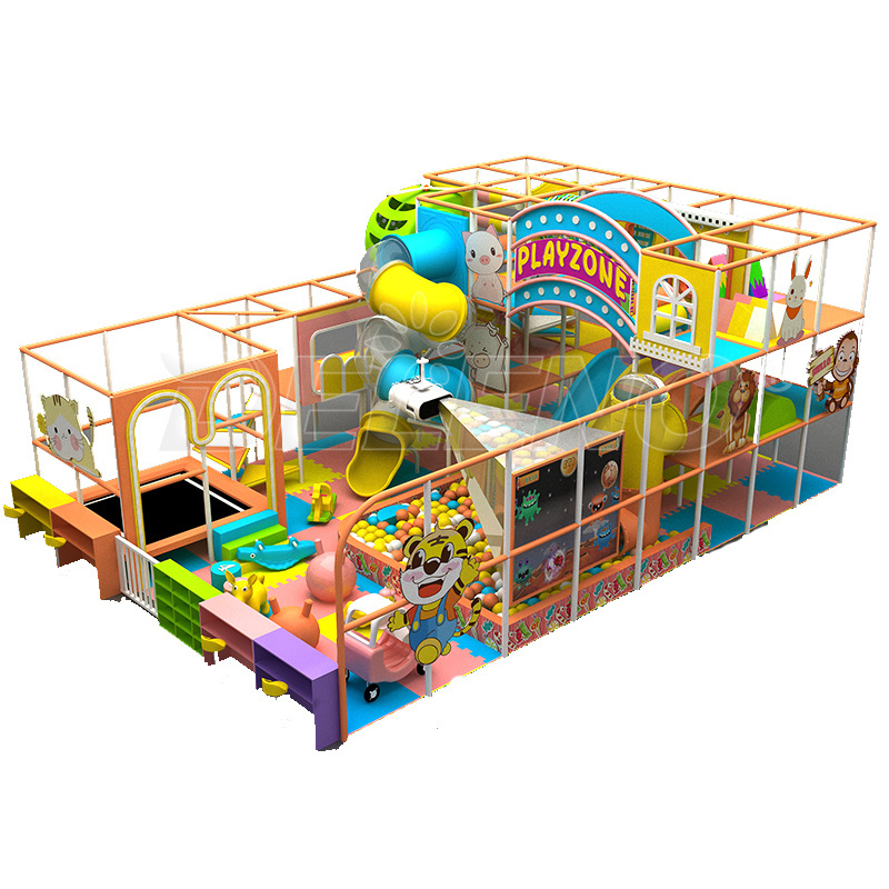 Kids Indoor Playground Design Children's Indoor Amusement Park Playground Equipment With Ball Pool And Slide