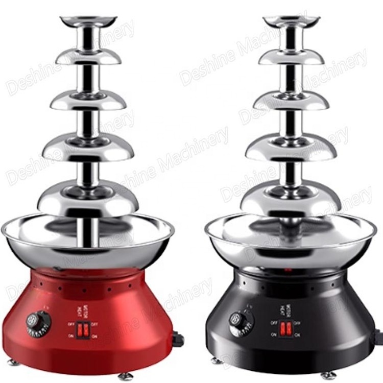 Factory price Electric Chocolate Fondue Fountain 4-5 Tier Chocolate Fountain Machine