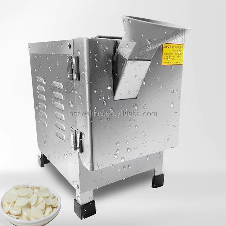 Automatic Ginger Slicer Small Garlic Slices Making Machine Electric Garlic Slicer Machine