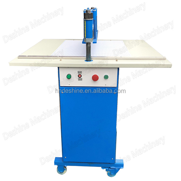 Textile cloth fabric strip roll knife cutter pinking machine zig zag swatch fabric sample cutting machine