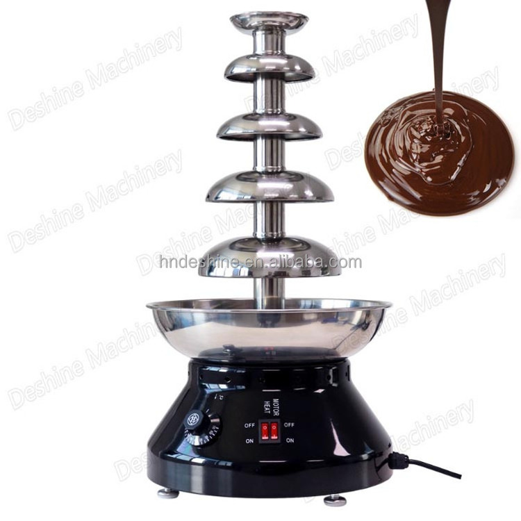 Factory price Electric Chocolate Fondue Fountain 4-5 Tier Chocolate Fountain Machine