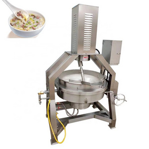 Industrial cooking pots electric jacketed mixing kettle