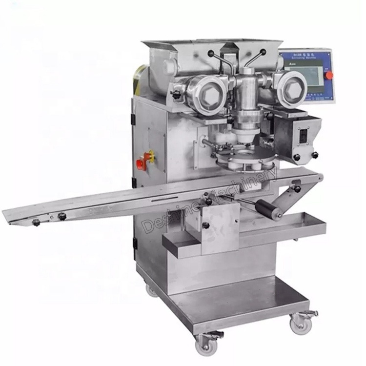 New Design Automatic Tamales Making Encrusting Filling Machine Third Fillings Mooncake Encrusting Machine