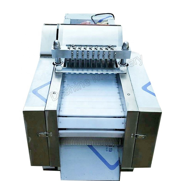 commercial frozen fresh meat beef chicken fish dicing machine cube cutter