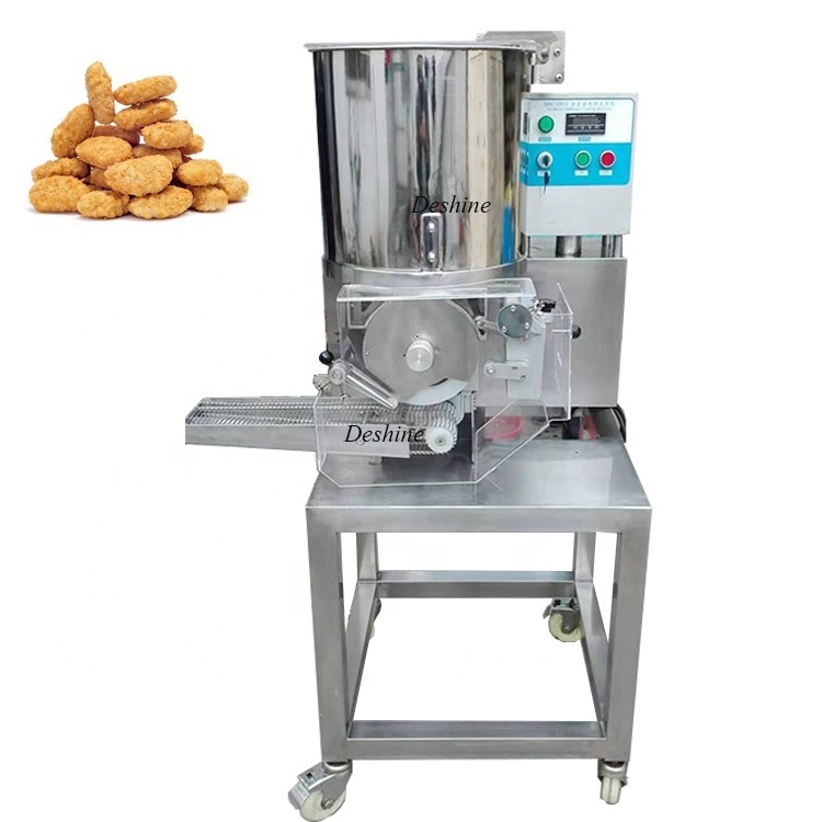 Automatic chicken nuggets hamburger patty making machine fish finger production line meat pie production line