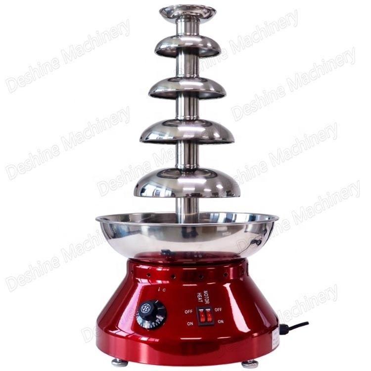 Chocolate Melting Fondue Fountain Machine Chocolate Snacks Making Machinery