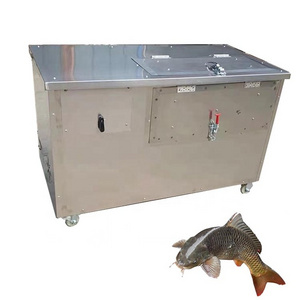 Fish scaler machine brush type fish scale remover fish processing cleaning machine