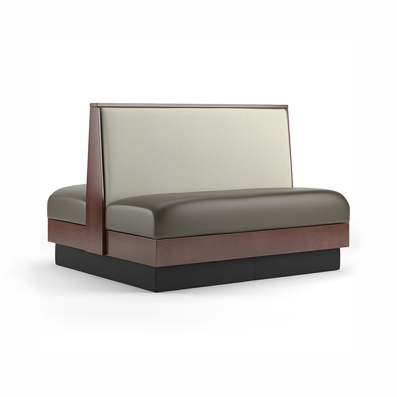 Contemporary Indoor Modern Booth Seating Sofa Bench Restaurant Commercial Booth Seating