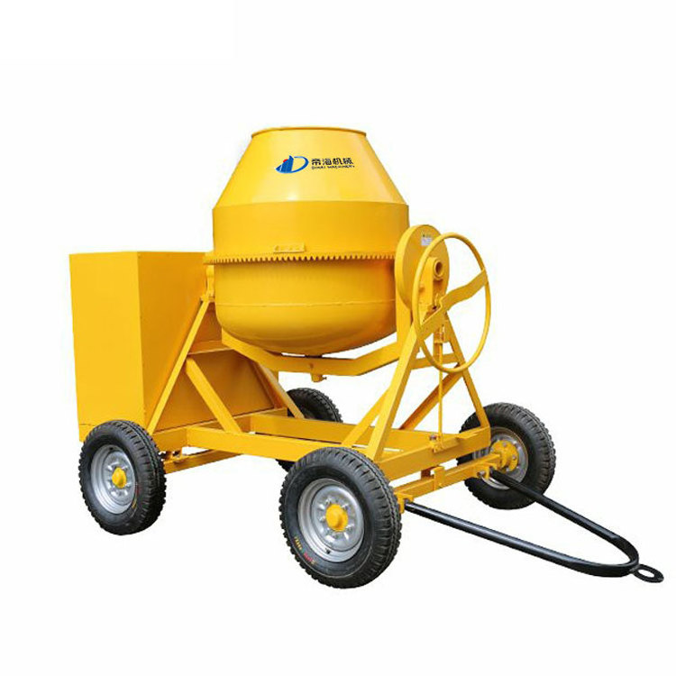 Cheap Home Cart Away Petrol Concrete Mixer Manual Concrete Mixer Price Small Portable Cement  500L Concrete Mixer