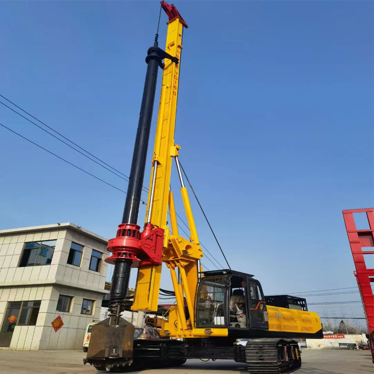 Mine post driver hydraulic mini concrete pile drive portable hydraulic drilling rigs piling machine