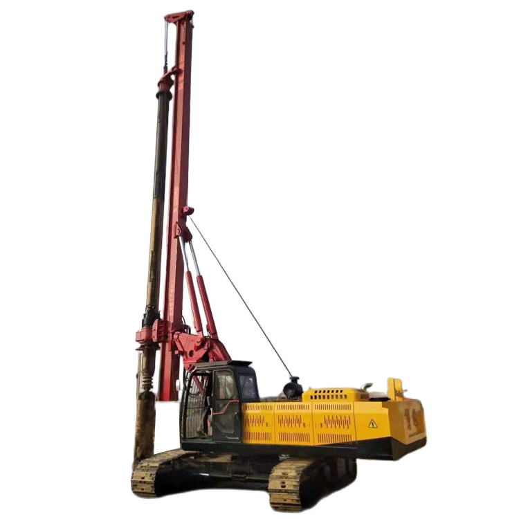 Mobile Concrete Pile Press Driving Machine Hydraulic Helical Screw Piles Work Used Rotary drilling Piling Rig Machine