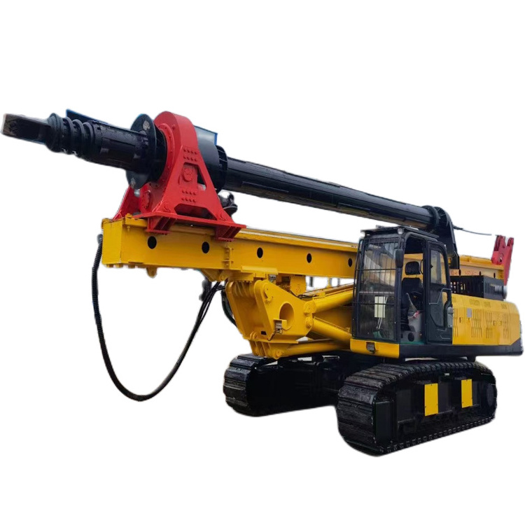 Mobile Concrete Pile Press Driving Machine Hydraulic Helical Screw Piles Work Used Rotary drilling Piling Rig Machine