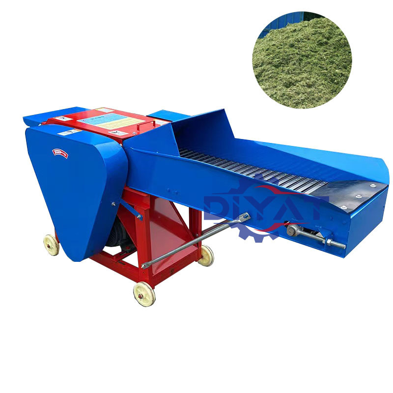 Farm 3.8/8T hay forage chopper small chaff cutter machine