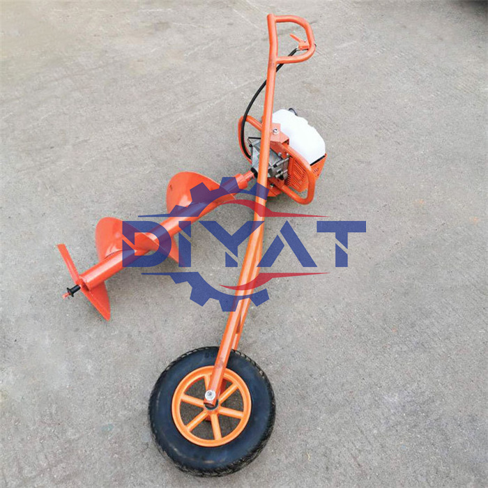 Hole digger tractor auger hole post digging machine Hand auger drilling machine digging planting tree machine