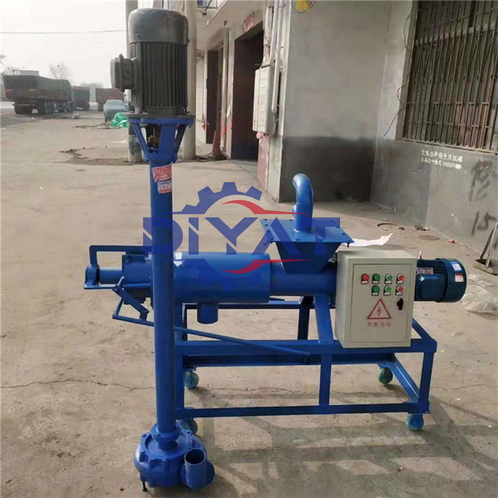 stainless steel screw press chicken manure dewatering machine animal manure solid liquid separator poultry manure drying machine