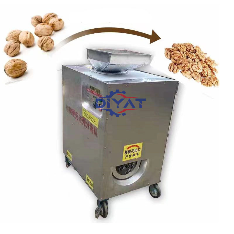 automatic walnut kernel shell separator machine walnut peeling machine walnut pecan peeler sheller