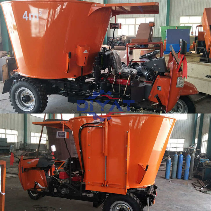 hot selling new animal feed crusher and mixer /easy-to-operate feed mixer /tmr seed grain mill feed mixer