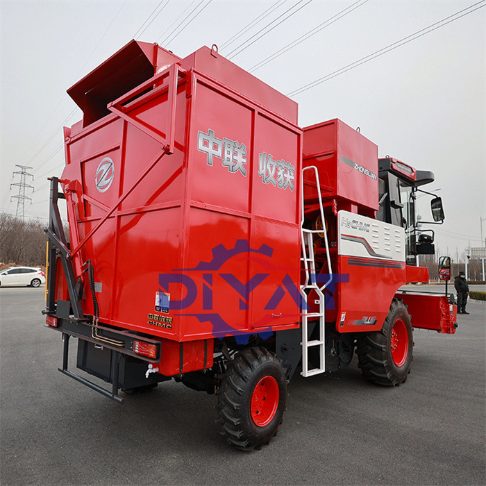 high quality grain sorghum combine harvester rice  harvesting machine wheat reaping machine