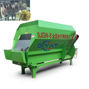 hot selling new animal feed crusher and mixer /easy-to-operate feed mixer /tmr seed grain mill feed mixer