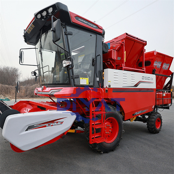 high quality grain sorghum combine harvester rice  harvesting machine wheat reaping machine