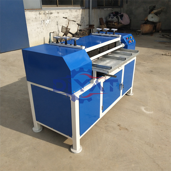 Electric mini car radiator stripping cutting machine condense coil separating machine for recycling