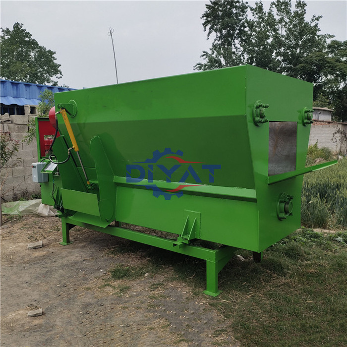 Horizontal farm cow cattle feed TMR feed mixing machine cattle breeding farming equipment for animal food mixer