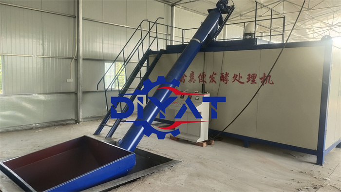 easy to operate cow manure ferment organic waste composting machine kitchen food organic waste composting machine