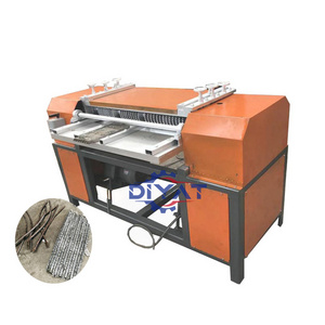 Electric mini car radiator stripping cutting machine condense coil separating machine for recycling