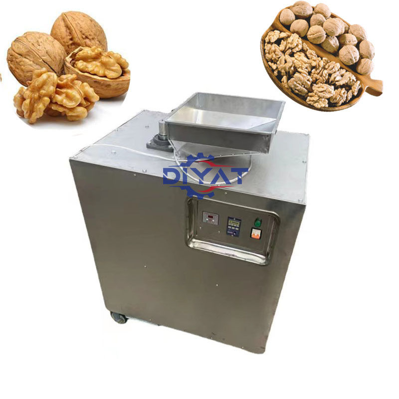 Almond cracker hazelnut cracking machine  Pecan cracking shelling hulling shelling machine