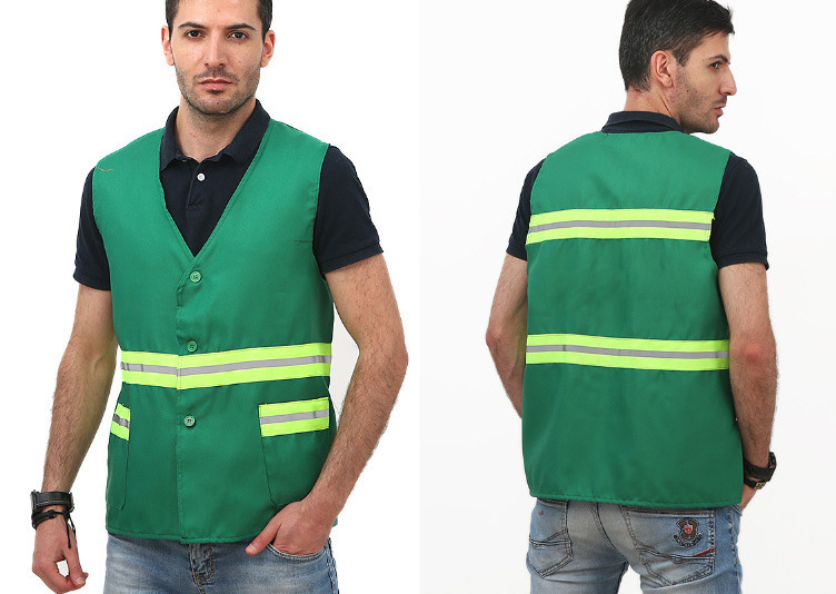 High quality construction site reflective vest custom safety vests orange construction vest reflective