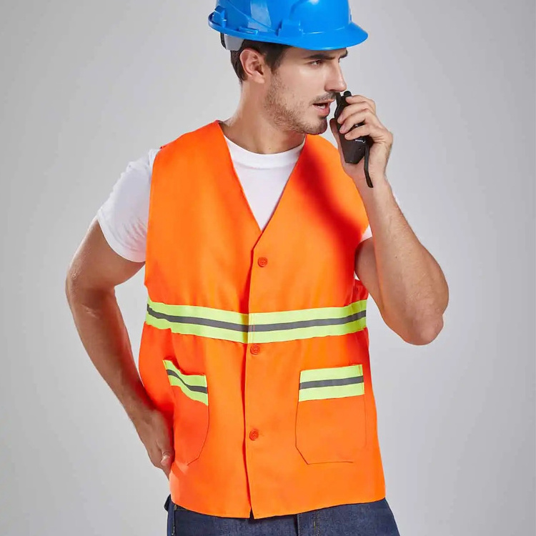 Reflective vest running safety blue reflective vests warehouse safety vest