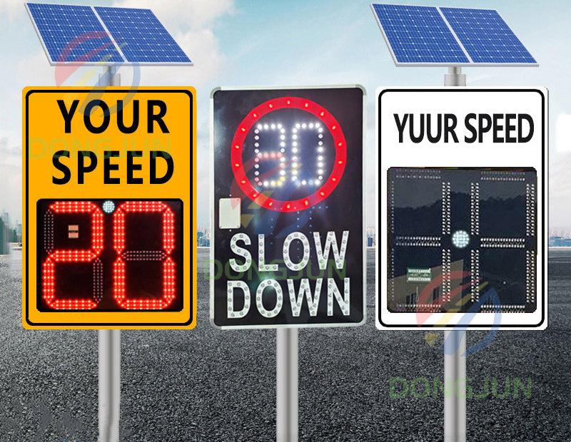 Traffic warning radar speed sign radar speed limit sign led digital sale speed sign with radar