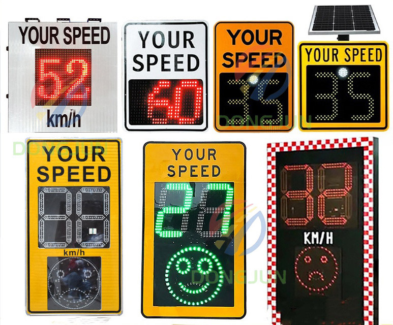 Traffic warning radar speed sign radar speed limit sign led digital sale speed sign with radar