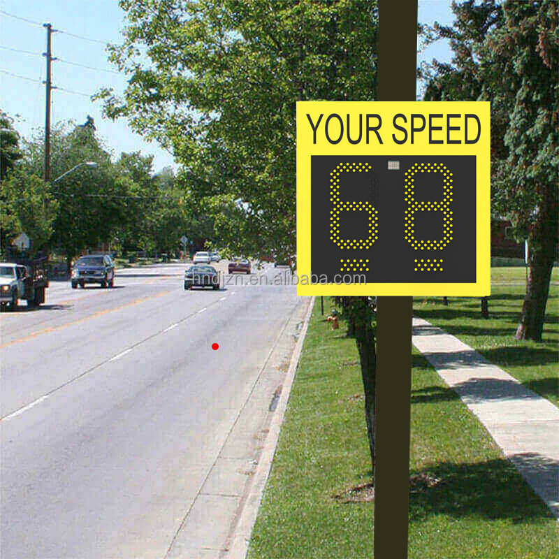 Traffic warning radar speed sign radar speed limit sign led digital sale speed sign with radar