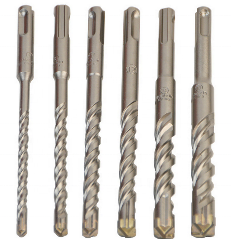 Classic Slop Tip 4 Cutters U Flute SDS Puls Max Shank Hammer Drill Bit For Concrete