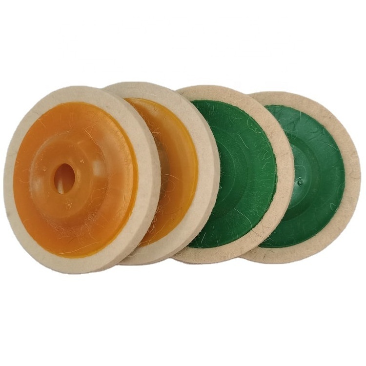 5 Inch Wool Felt Buffing Wheel Felt Polishing Pads for Angle Grinder Abrasive Grinding