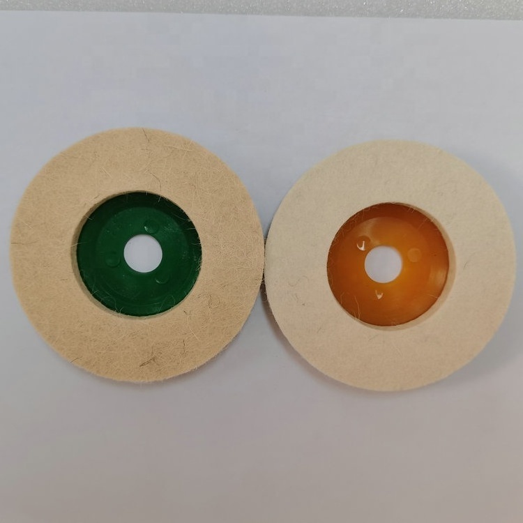 5 Inch Wool Felt Buffing Wheel Felt Polishing Pads for Angle Grinder Abrasive Grinding