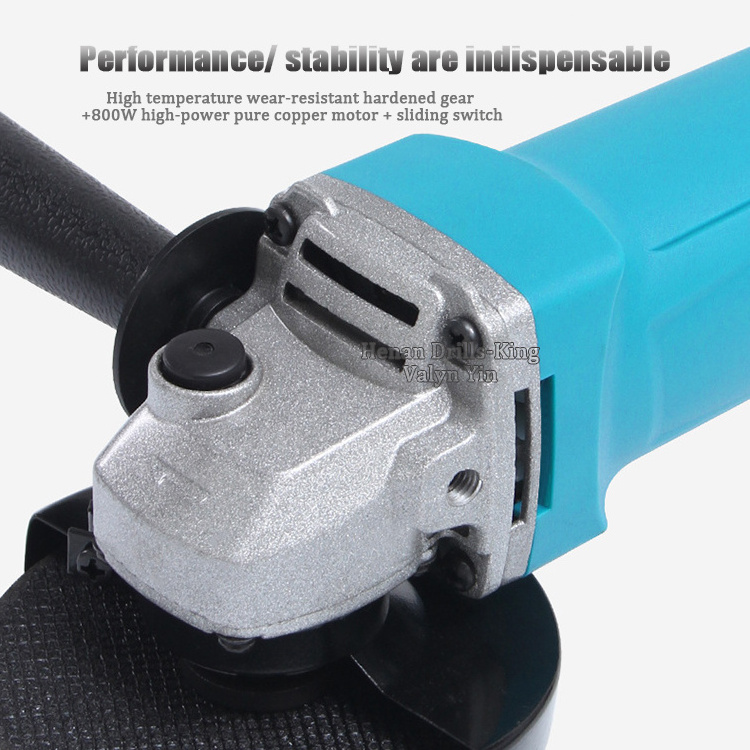 Micro Variable Speed Angle Grinder Machine Power Electric 800w High-power Portable 100mm Angle Grinder