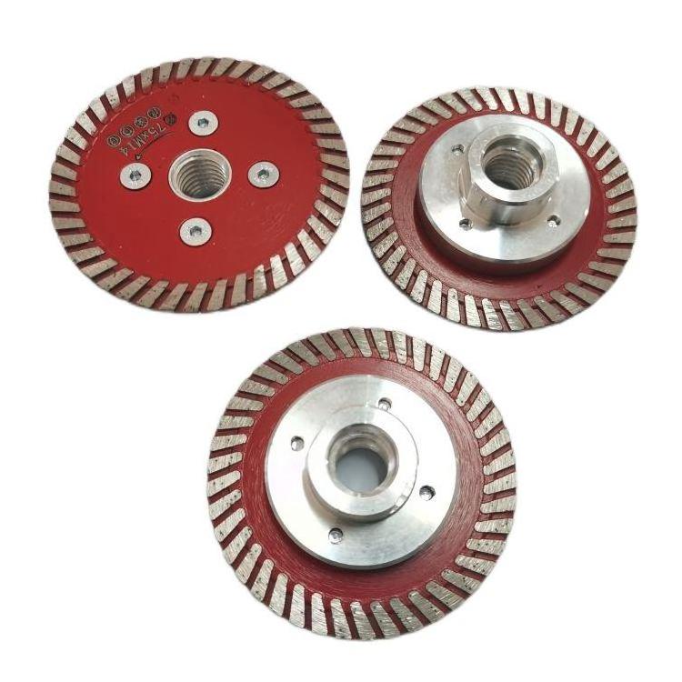 Hot-press sintered 50mm 2 inch Turbo Diamond Disc Small Saw Blade for Cutting