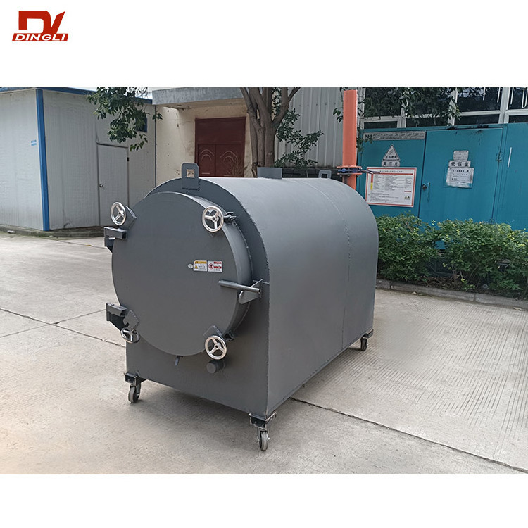 Price Easy Maintenance Horizontal Biomass Coconut Shell Carbonization Kiln