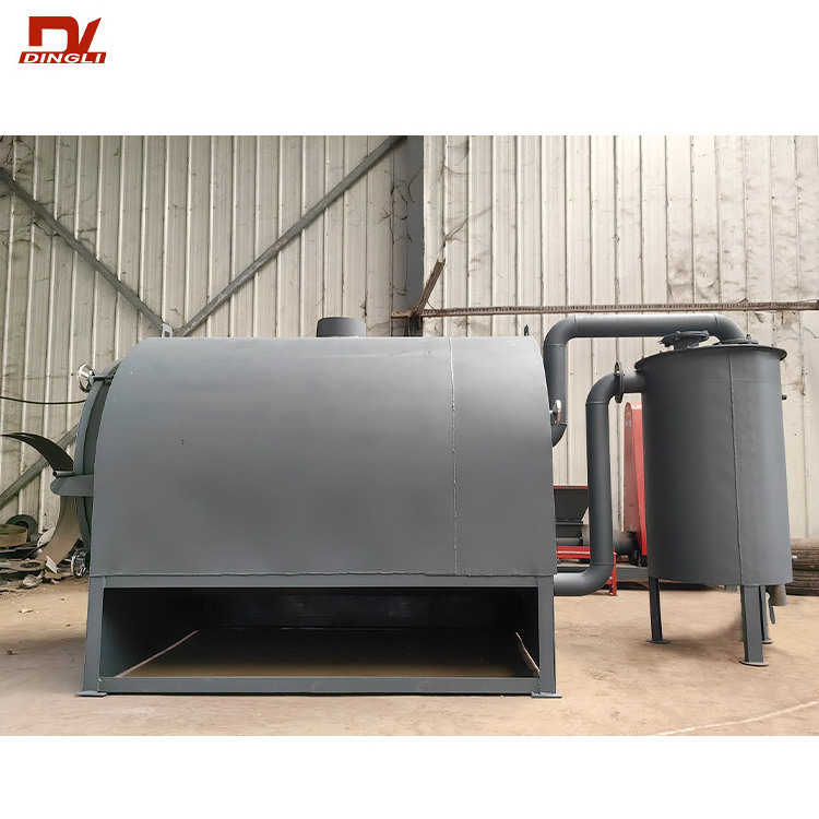 Price Easy Maintenance Horizontal Biomass Coconut Shell Carbonization Kiln