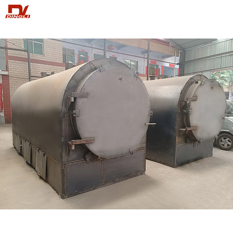 Price Easy Maintenance Horizontal Biomass Coconut Shell Carbonization Kiln