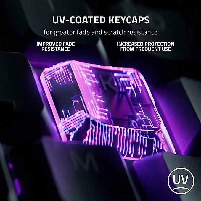 Razer Ornata V3 Gaming Keyboard Low Profile Keys Mecha Membrane Switches