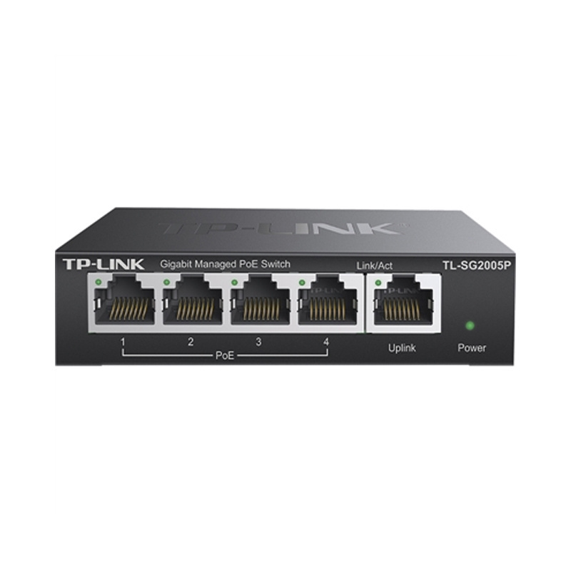 TPLINK TL-SG2005P 5 Port Gigabit Switch 4 Port PoE Network Management PoE Switch