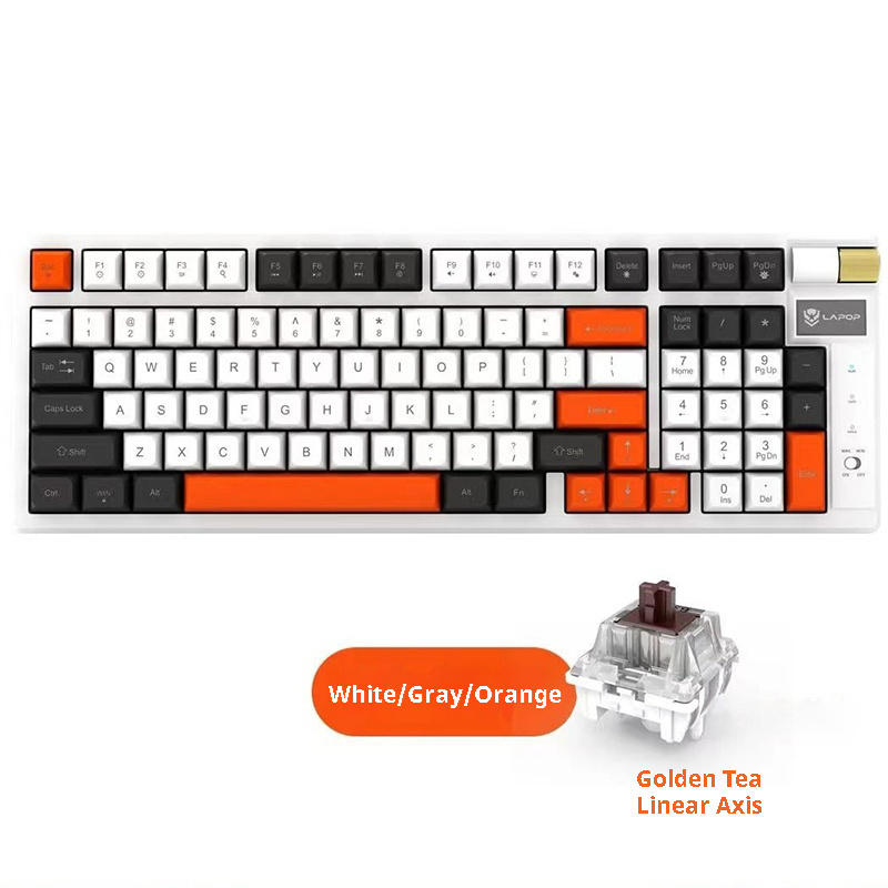 Lapop Hot Swappable Mechanical Keyboard Gamer 85% Knob Magnetic Switch Computer Rgb Pc Gaming Mechanical Keyboard