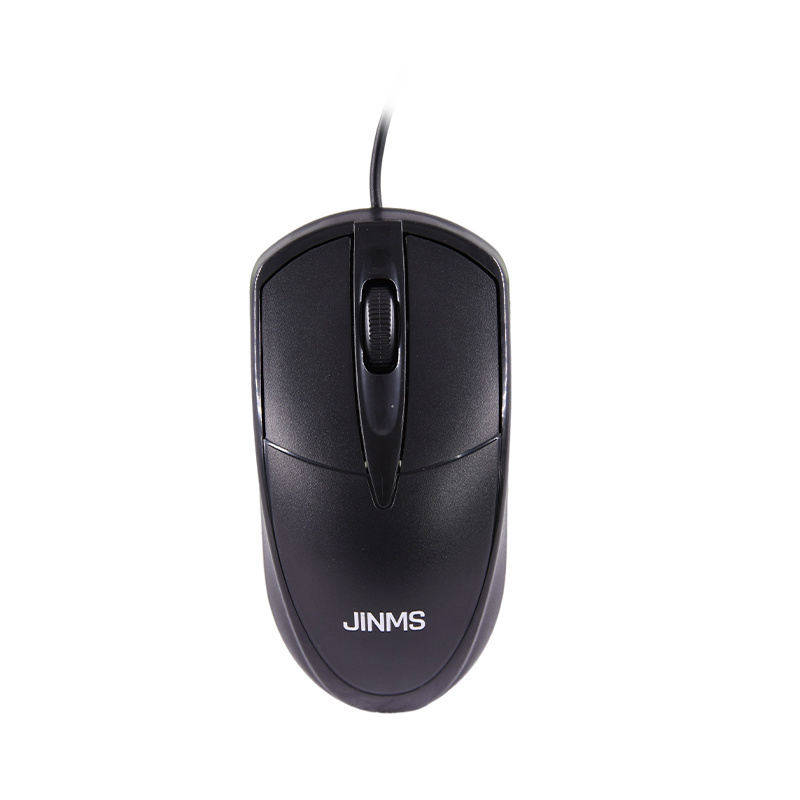 wholesale Free sample Cheapest JINMS V2 Cable USB office wired optical mouse laptop desktop Wired USB Computer Mouse For PC