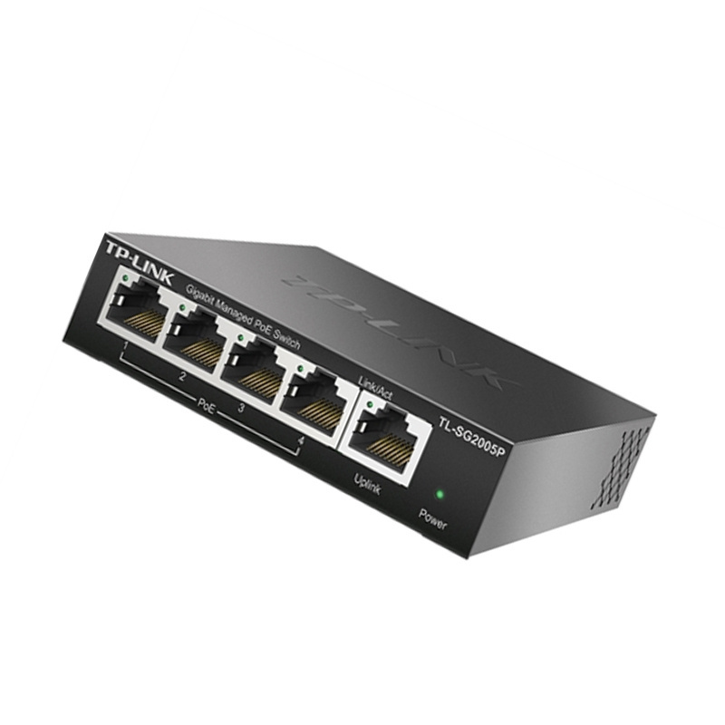 TPLINK TL-SG2005P 5 Port Gigabit Switch 4 Port PoE Network Management PoE Switch